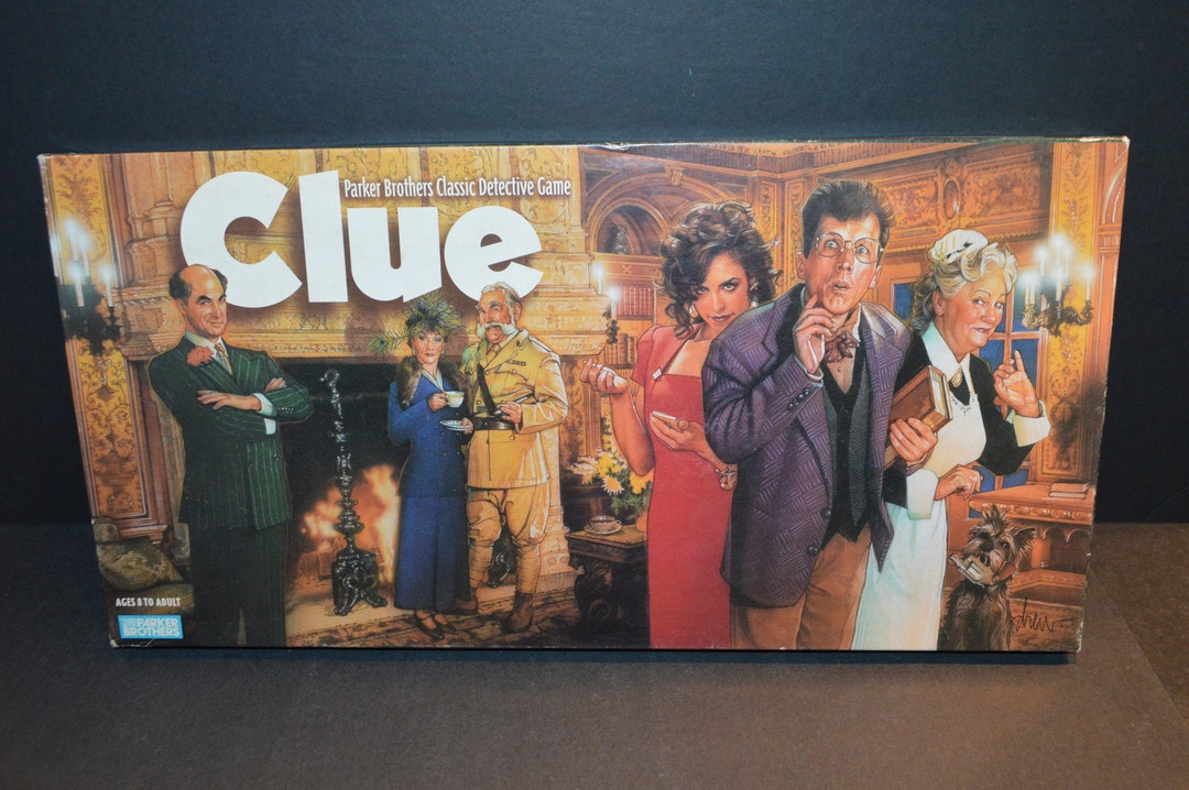 Vintage 1996 Parker Brothers Clue Board Game-a - Etsy