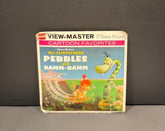 Vintage B520 1964 The Flintstones Pebbles and Bamm-Bamm View Master Reels