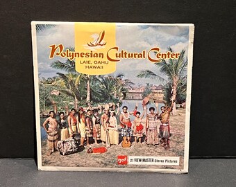 Vintage A129 Polynesian Cultural Center Laie Oahu, Hawaii GAF View Master Reels
