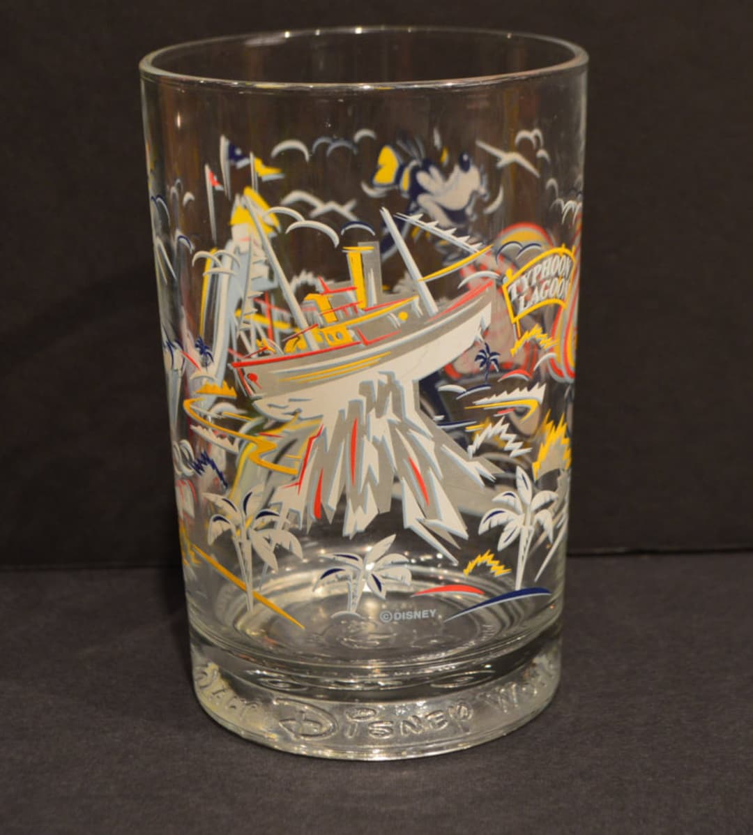 c. 1996 Mickey Mouse McDonald's Disney World 25th Anniversary Glass: 73,300  ppm Lead + 1,855 ppm Cadmium