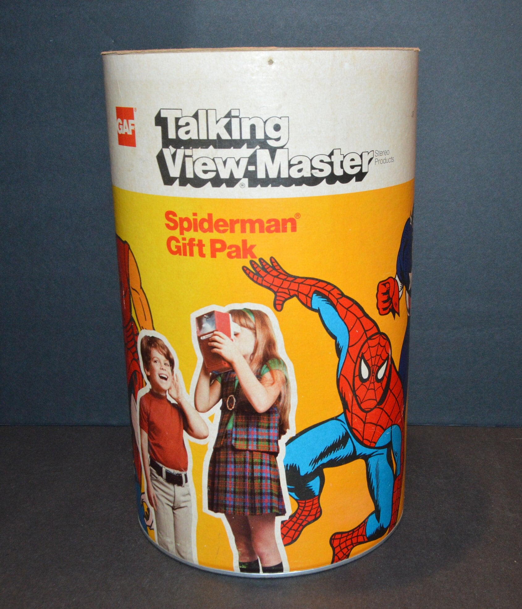 Talking View Master Canister With 8 Marvel Talking Reels-spider Man, the  Hulk, Thor, Iron Man 