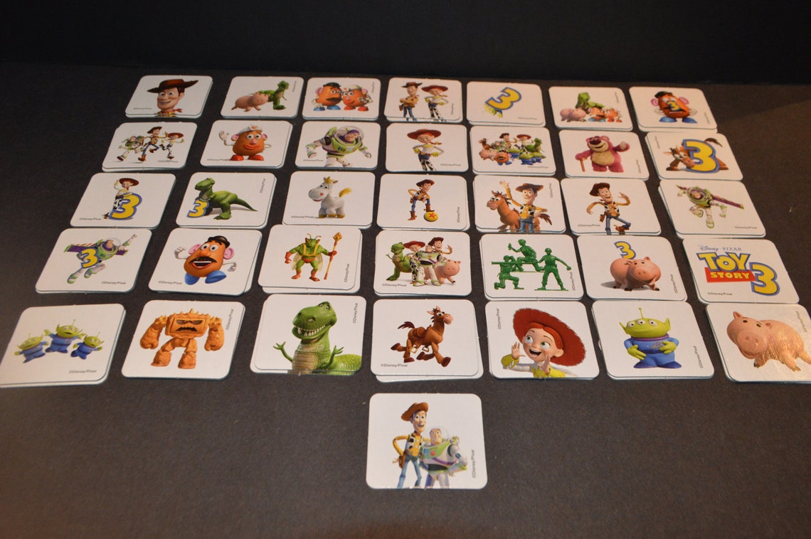 Hasbro Toy Story 3 Memory Game Etsy
