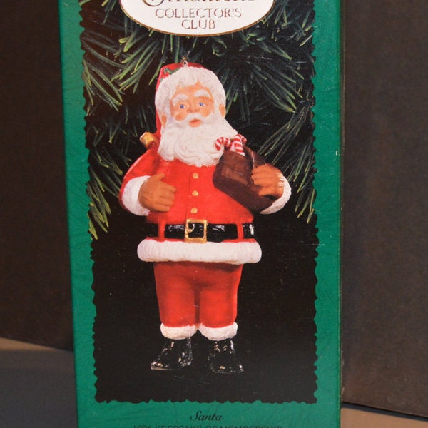 1996 Hallmark Keepsake Ornament Collector's Club Santa