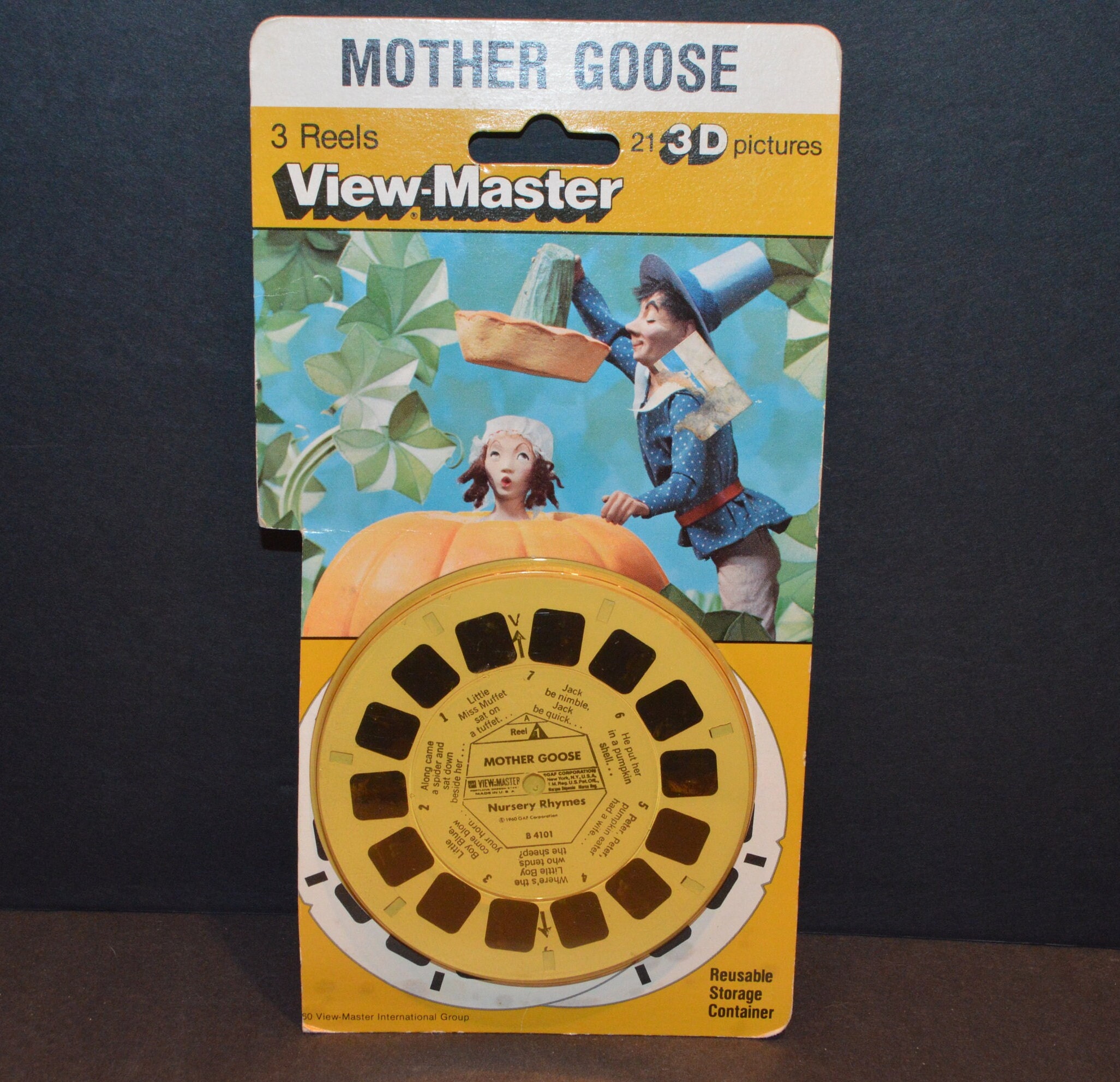 Talking View Master Canister With 8 Marvel Talking Reels-spider