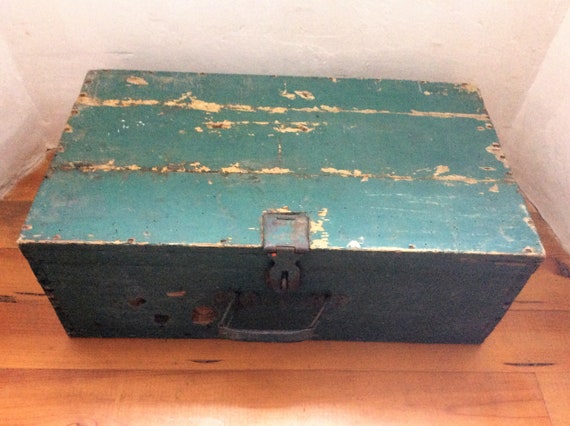 Antique Large Wooden Treasure Chests Rustic Vintage Jewellery Trinket Boxes 35cm