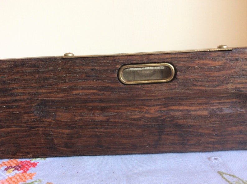 Vintage spirit level a French country woodworking tool