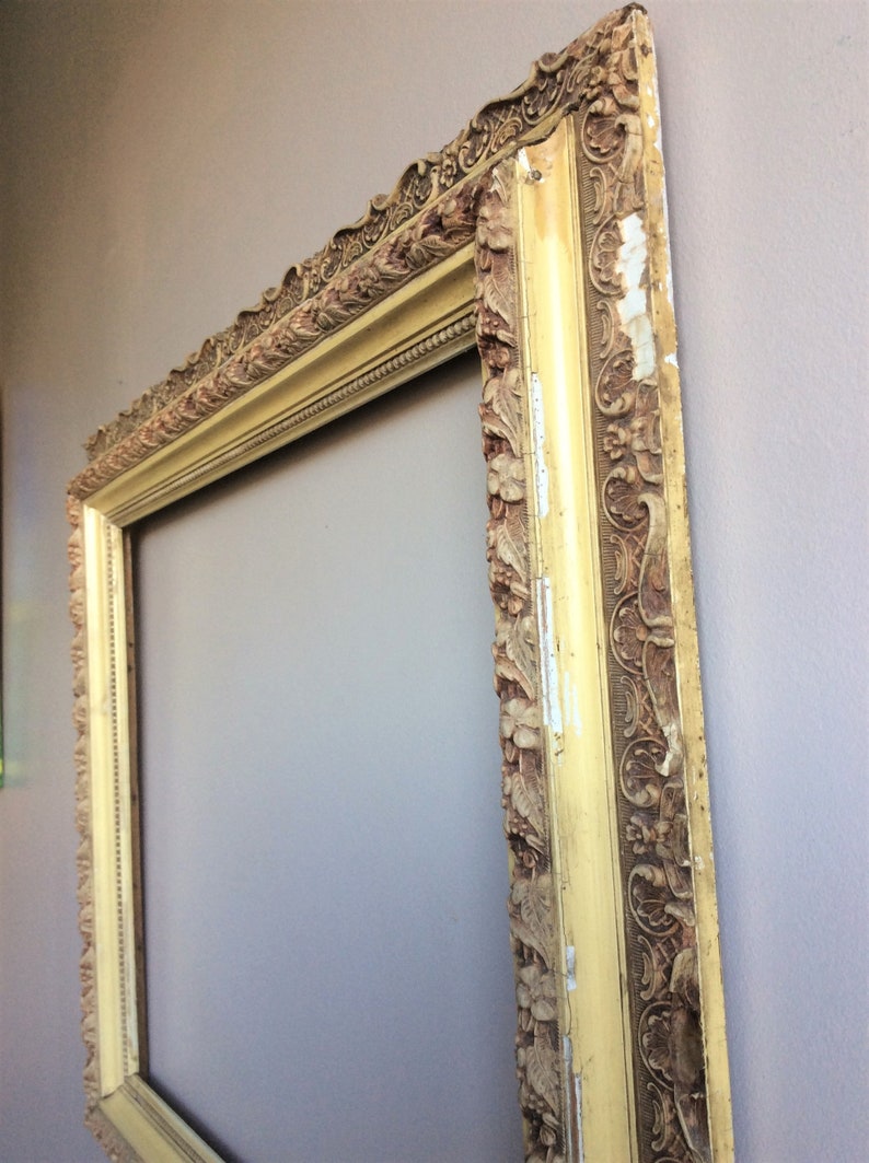 Large Antique Picture Frame an Ornate French Picture Frame Etsy Australia