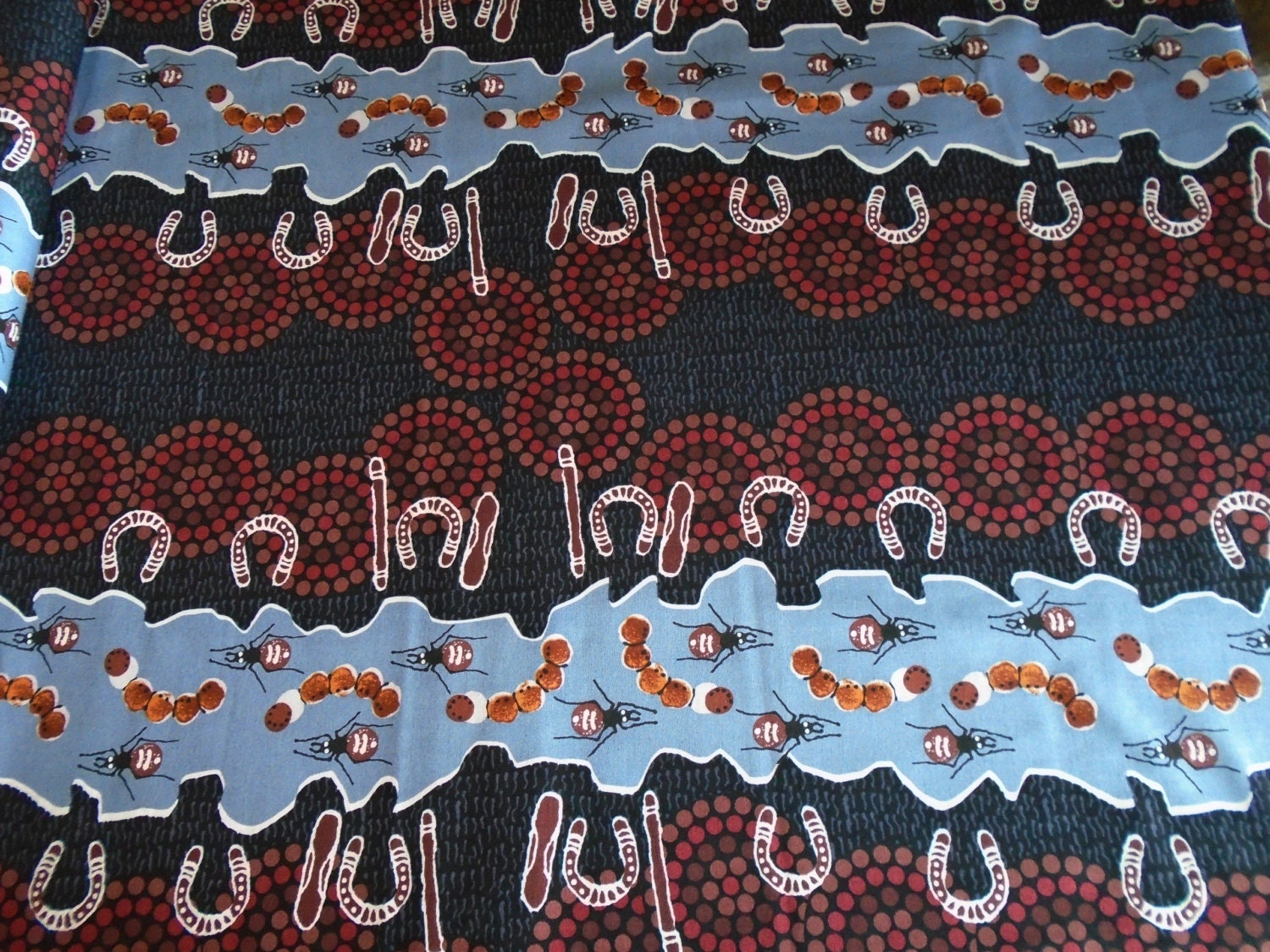 Australian Print Fabric by the Half Yard Etsy