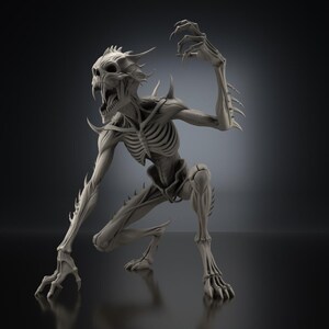 nightmare monster model, 3D print collectible