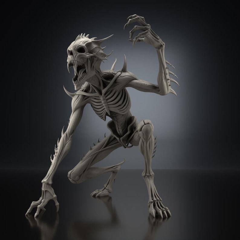 nightmare monster model, 3D print collectible