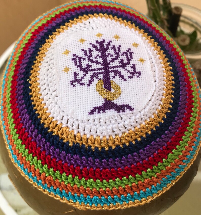 Pastel rainbow kippah yarmulke unicorn colors jewnicorn or image 9