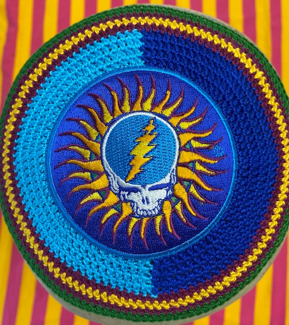 Hand Embroidered Steal Your Face Patches Hand Embroidered Steal Your Face Patches