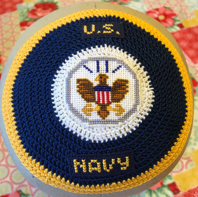 Black Lives Matter kippah yarmulke hand crocheted and cross image 8