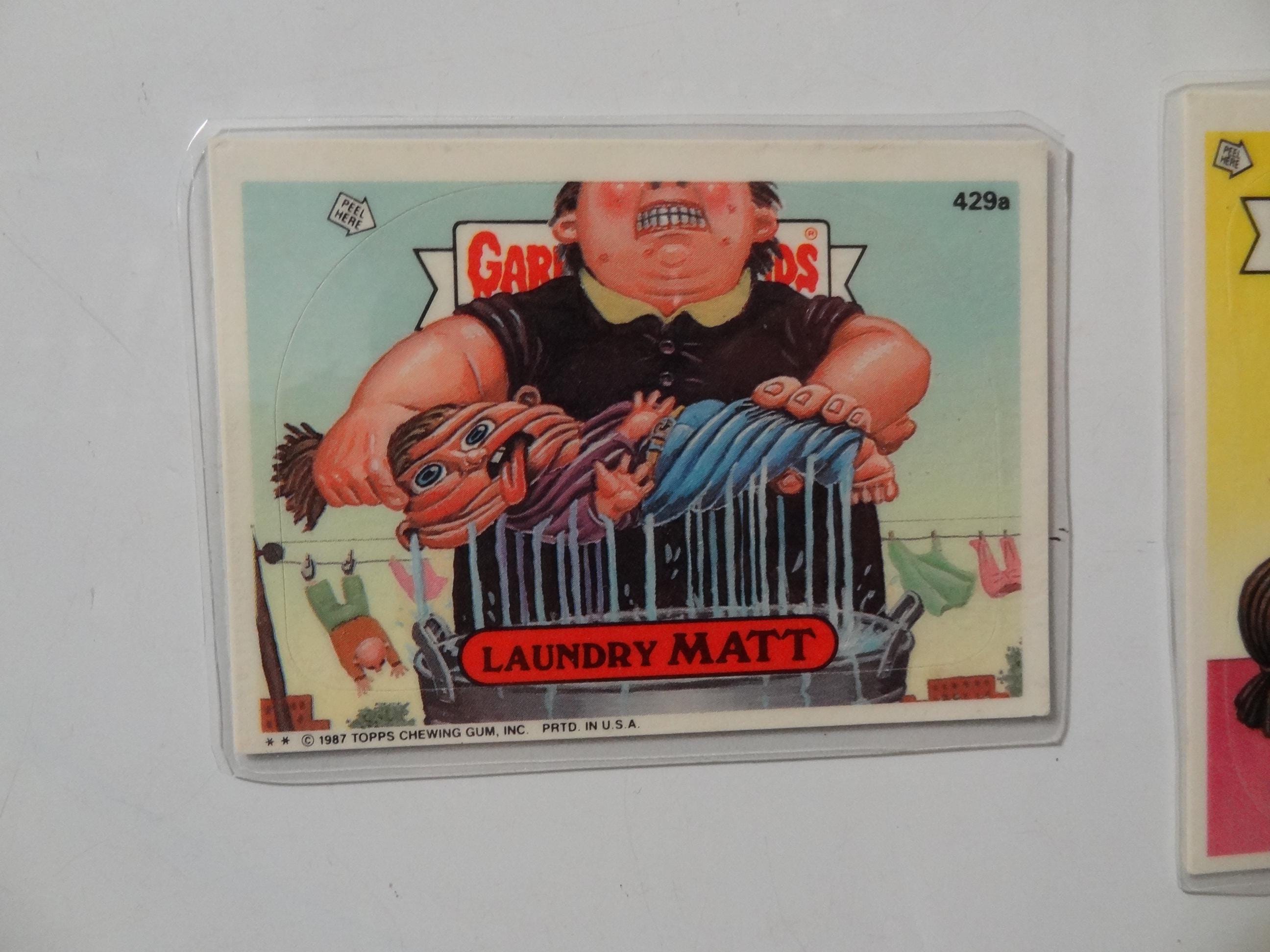 Garbage Pail Kids Magnets (set of 5) Doughy Chloe, Salvatore Dolly, Broad Maud, Marshy Marshall, Laundry Matt - Thumbnail 6