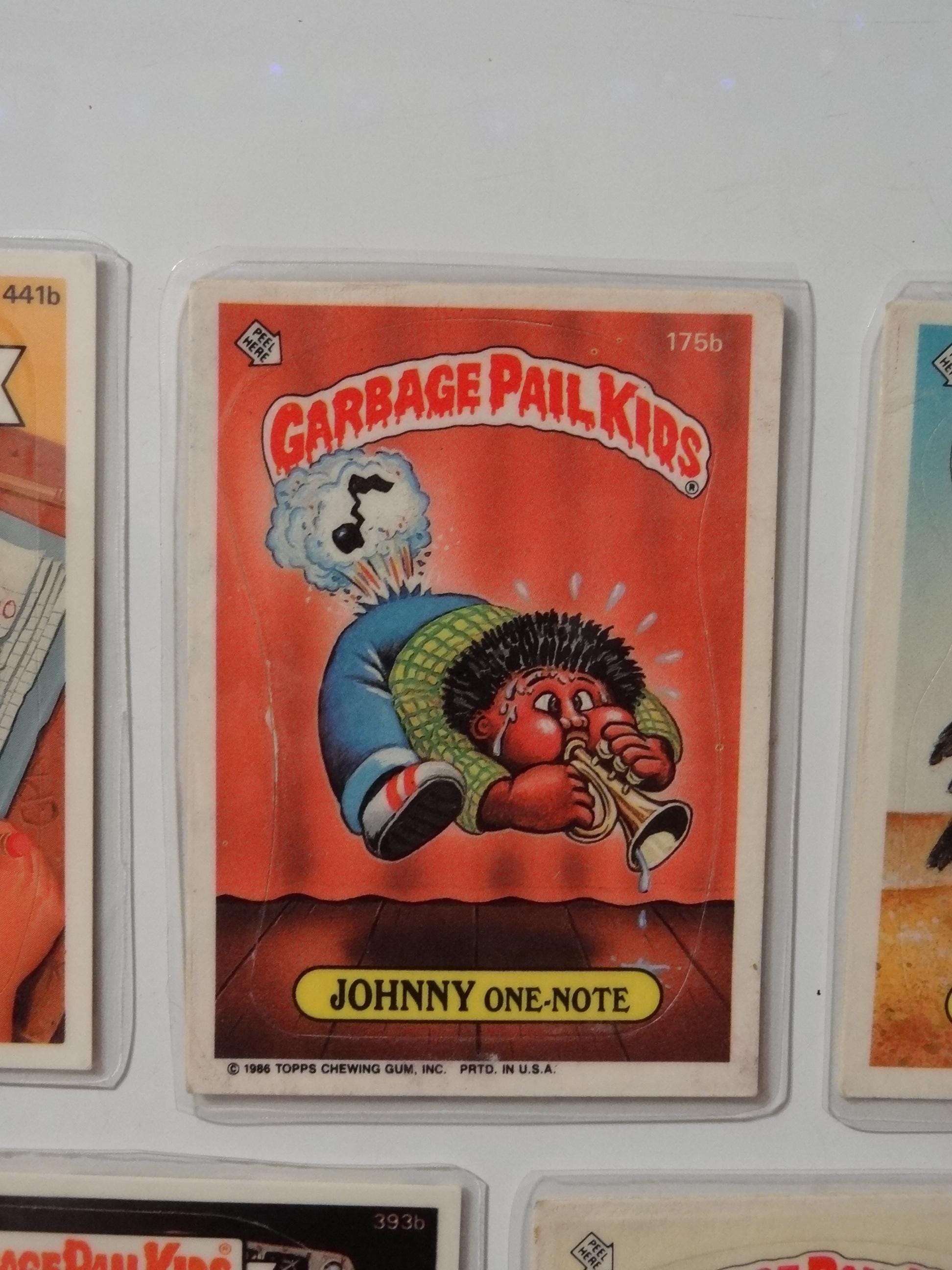 Garbage Pail Kids Magnets (set of 5) Picky Mickey, US Arnie, Choo Choo Trina, Composition Booker, Johnny One-Note - Thumbnail 4