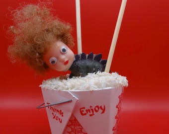 Fake Food Found Art Toy Sculpture