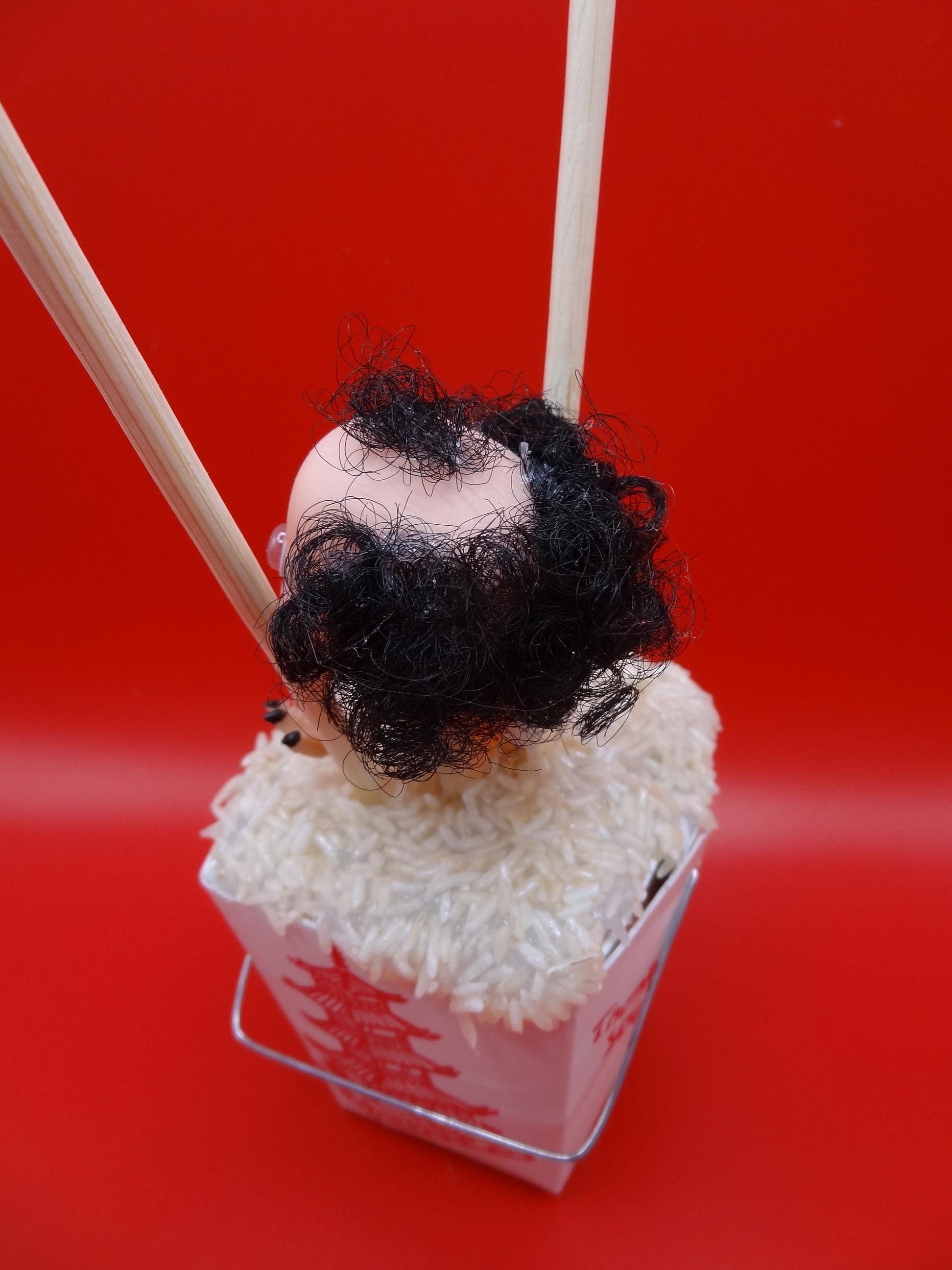 Art Sculpture Chinese Food Dinosaur Baby Head - Thumbnail 3