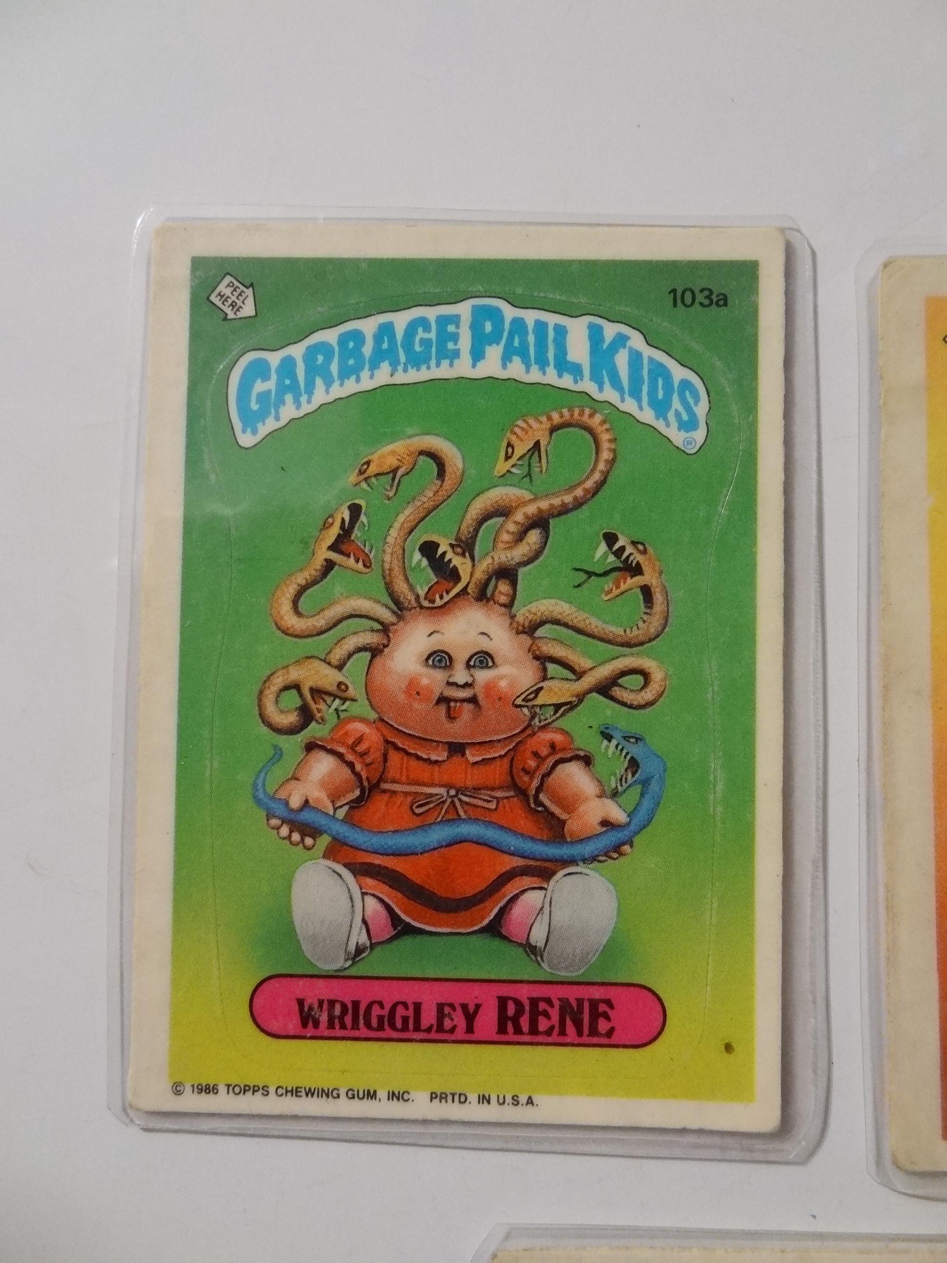 Garbage Pail Kids Magnets (set of 5) Wriggly Rene, Jelly Kelly, Fishy Phyllis, Peepin Tom - Thumbnail 3