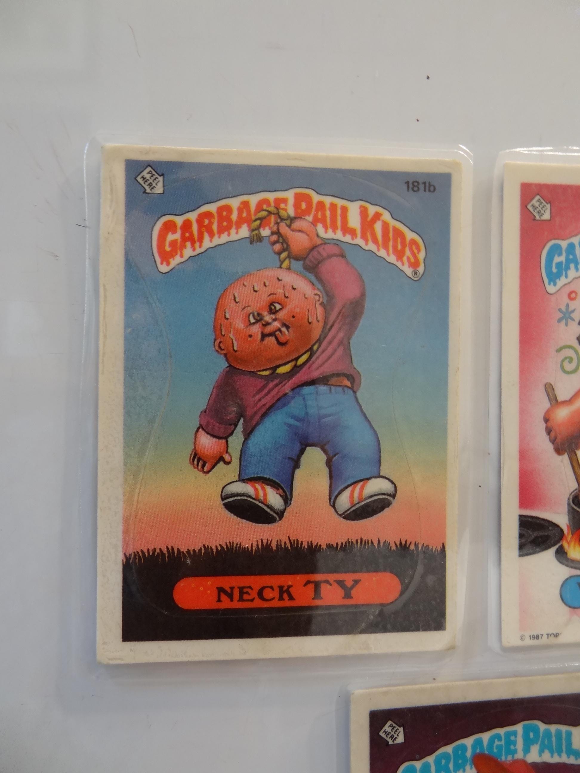 Garbage Pail Kids Magnets (set of 5) Neck Ty, Valerie Vomit, Elliot Mess, Spencer Dispenser, Upside Down Donald - Thumbnail 3