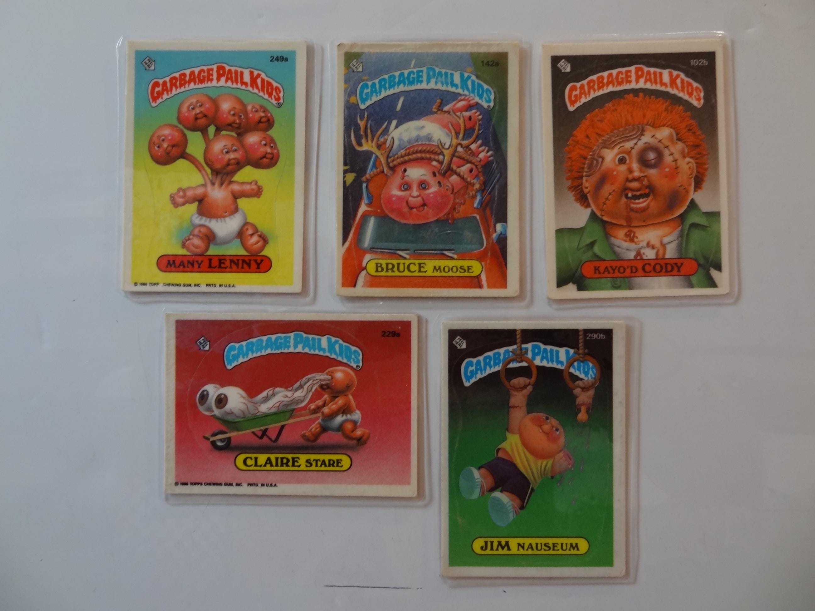 Garbage Pail Kids Magnets (set of 5) Many Lenny, Bruce Moose, Claire Stare and Jim Nauseum - Thumbnail 2