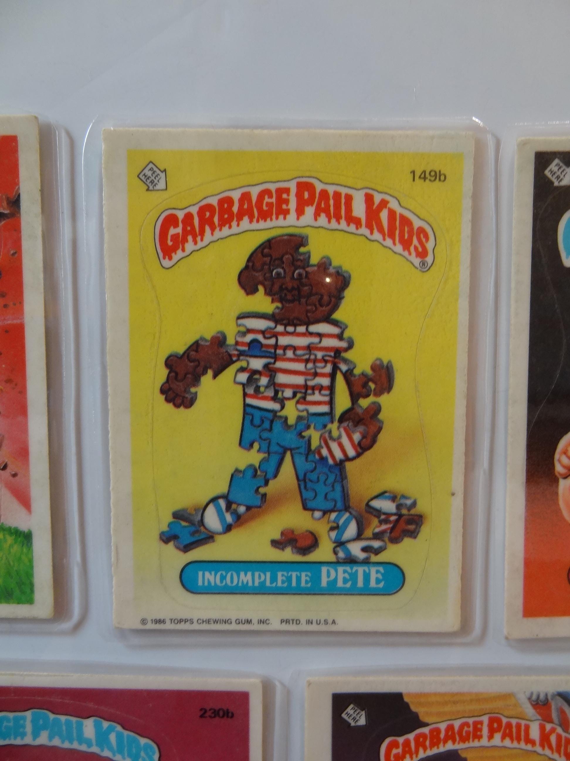 Garbage Pail Kids Magnets (set of 5) Newly-Dead Ed, Handy Andy, Dale Snail, Incomplete Pete - Thumbnail 4