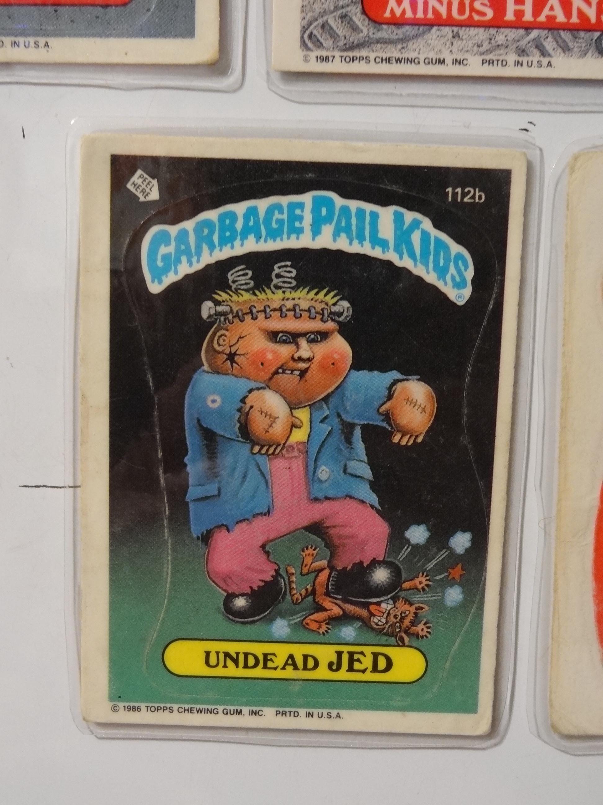 Garbage Pail Kids Magnets (set of 5) Pat Splat, Ruby Cube, Drippy Dan, Undead Jed, Minus Hans - Thumbnail 6