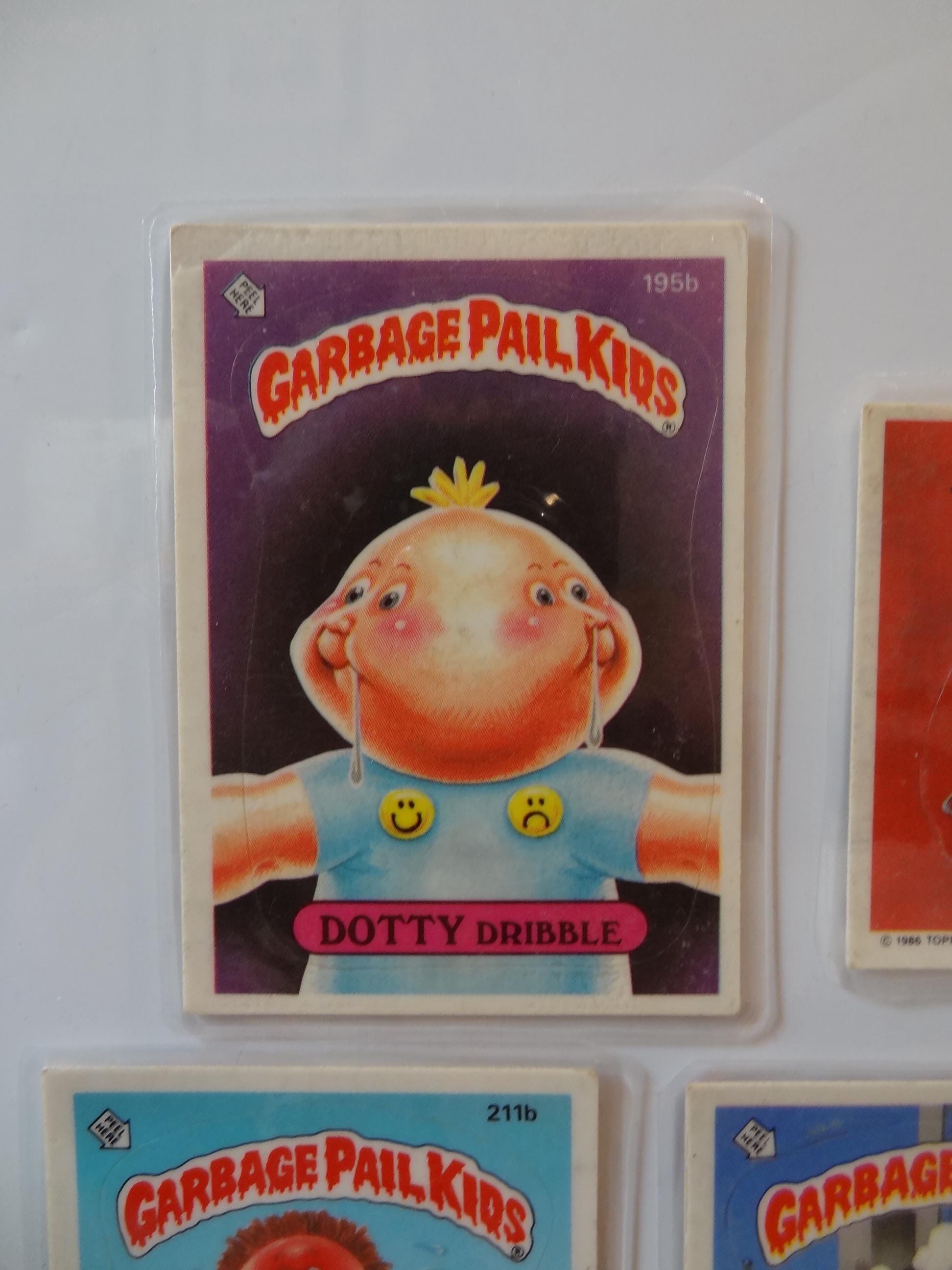 Garbage Pail Kids Magnets (set of 5) Dotty Dribble, Hugh Turn, Coy Roy, Ruptured Rupert, Dental Daniel - Thumbnail 3