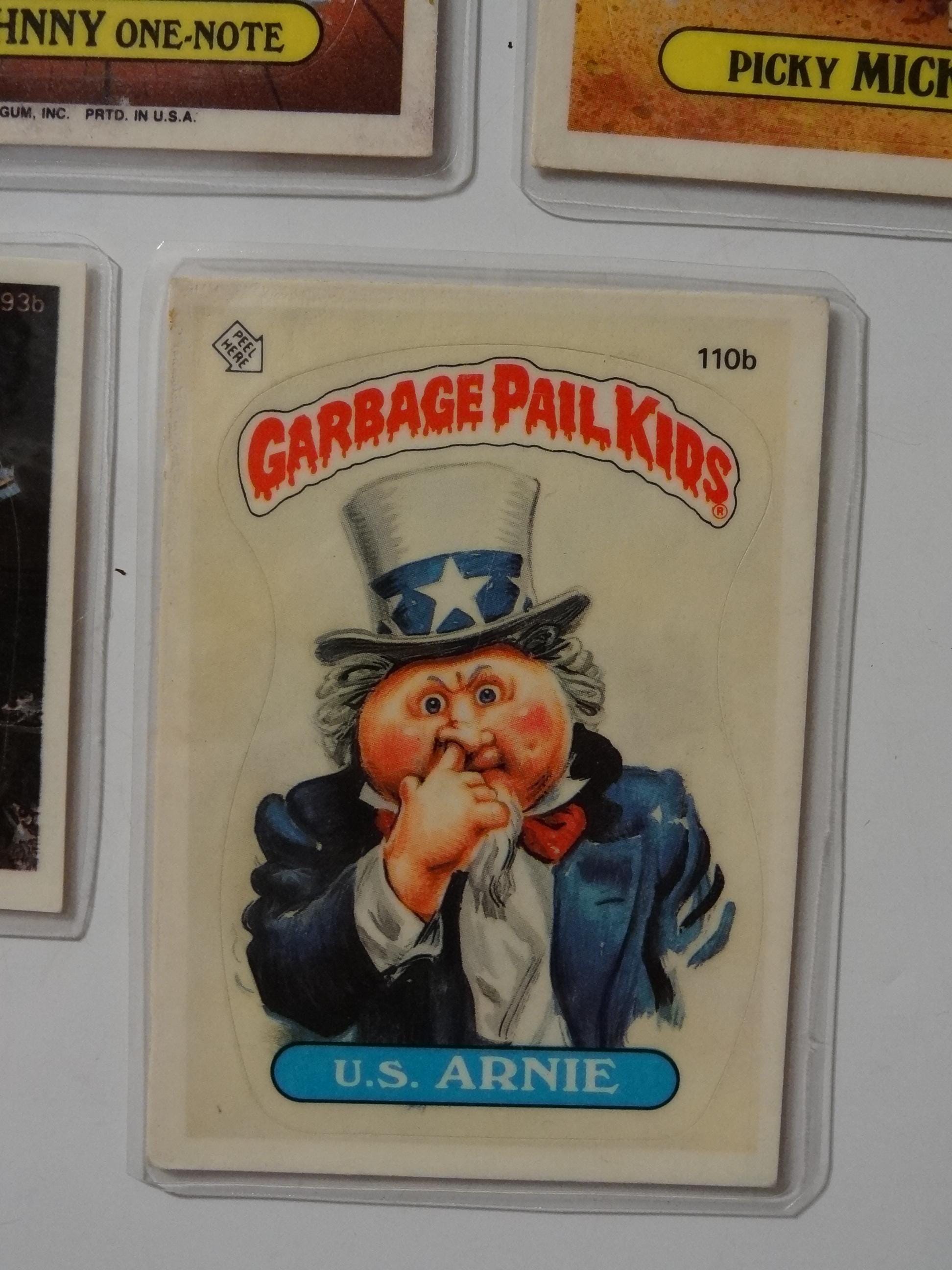 Garbage Pail Kids Magnets (set of 5) Picky Mickey, US Arnie, Choo Choo Trina, Composition Booker, Johnny One-Note - Thumbnail 7