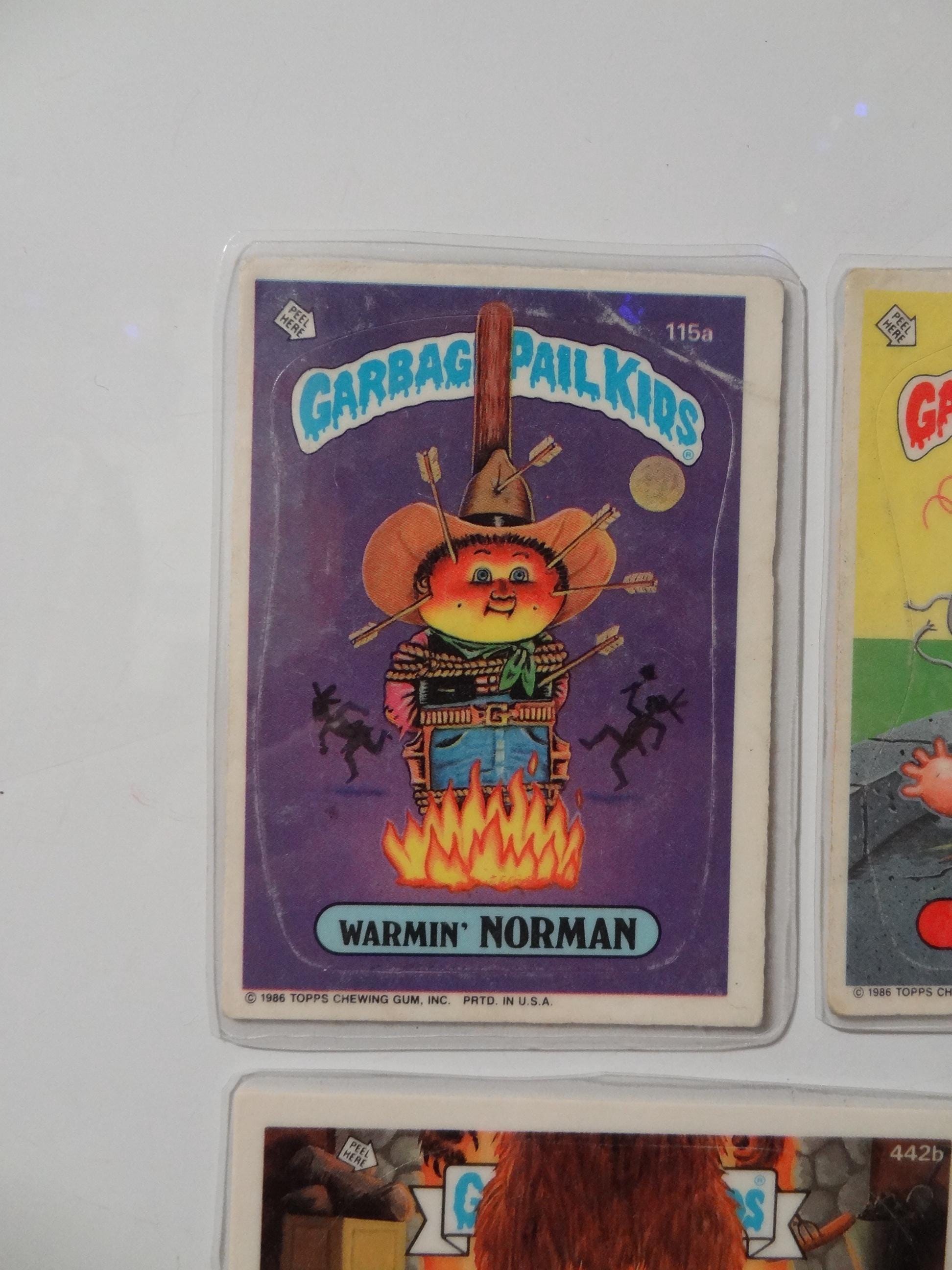 Garbage Pail Kids Magnets (set of 5) Warmin' Norman, Hurt Curt, Cheeky Charles, Bare Barry, Shut Up Shirley - Thumbnail 3