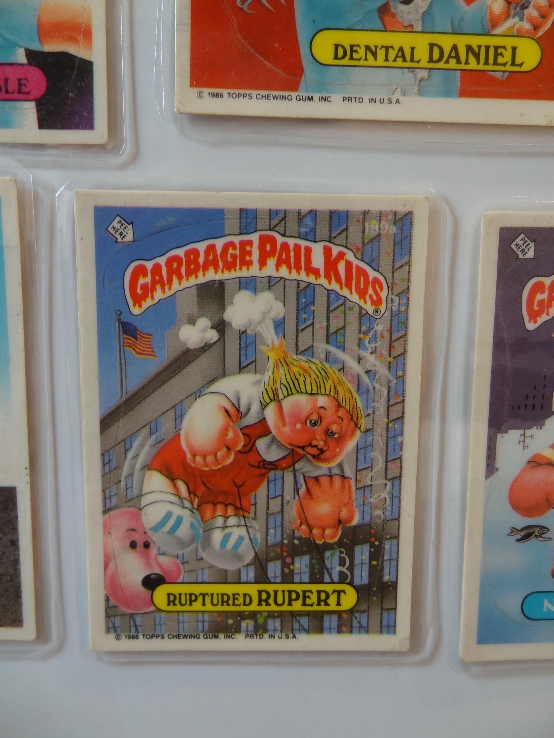 Garbage Pail Kids Magnets (set of 5) Dotty Dribble, Hugh Turn, Coy Roy, Ruptured Rupert, Dental Daniel - Thumbnail 6