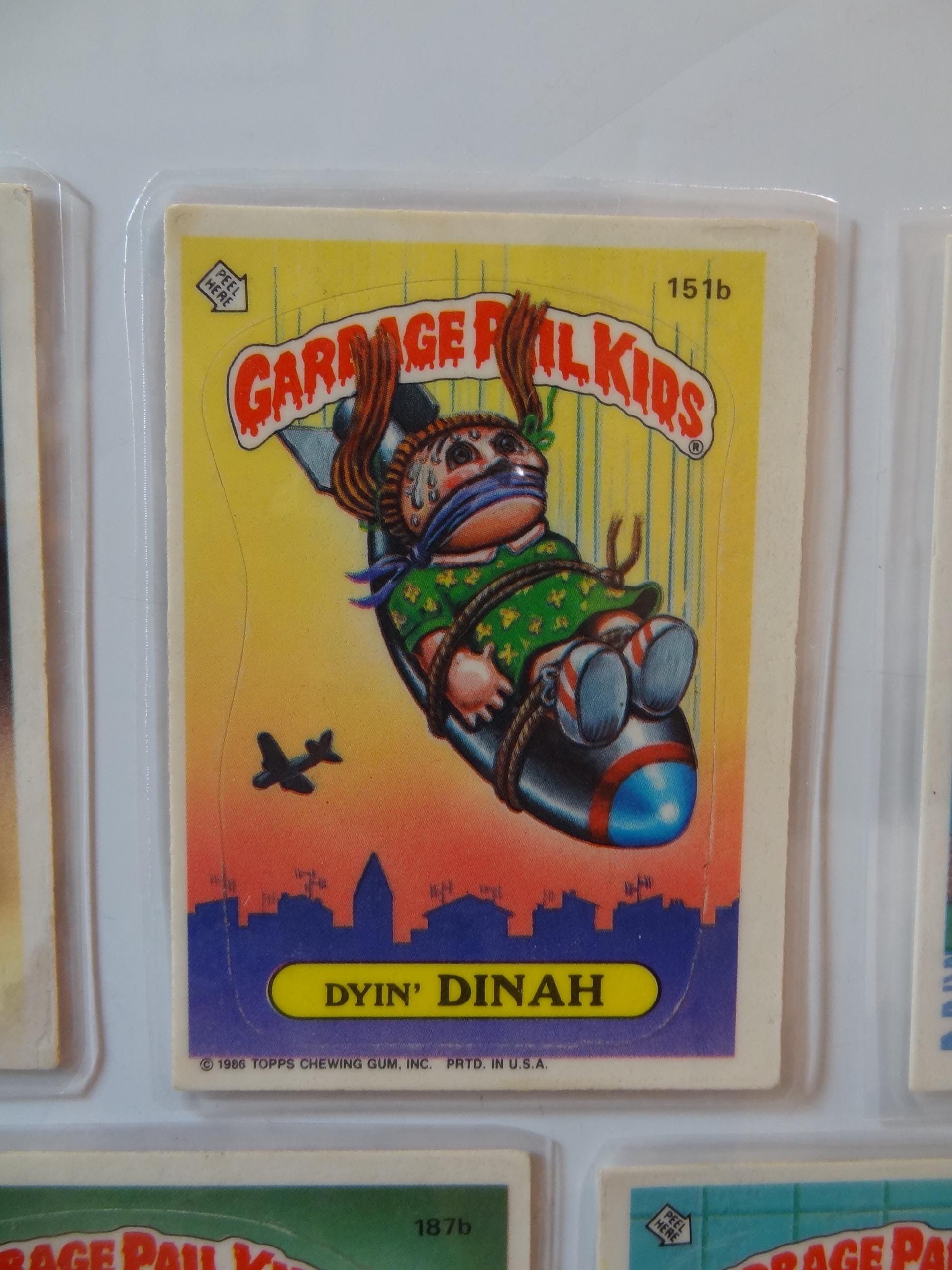Garbage Pail Kids Magnets (set of 5) Repaired Rex, Dyin Dinah, Jughead Ted, Edible Ernie - Thumbnail 4