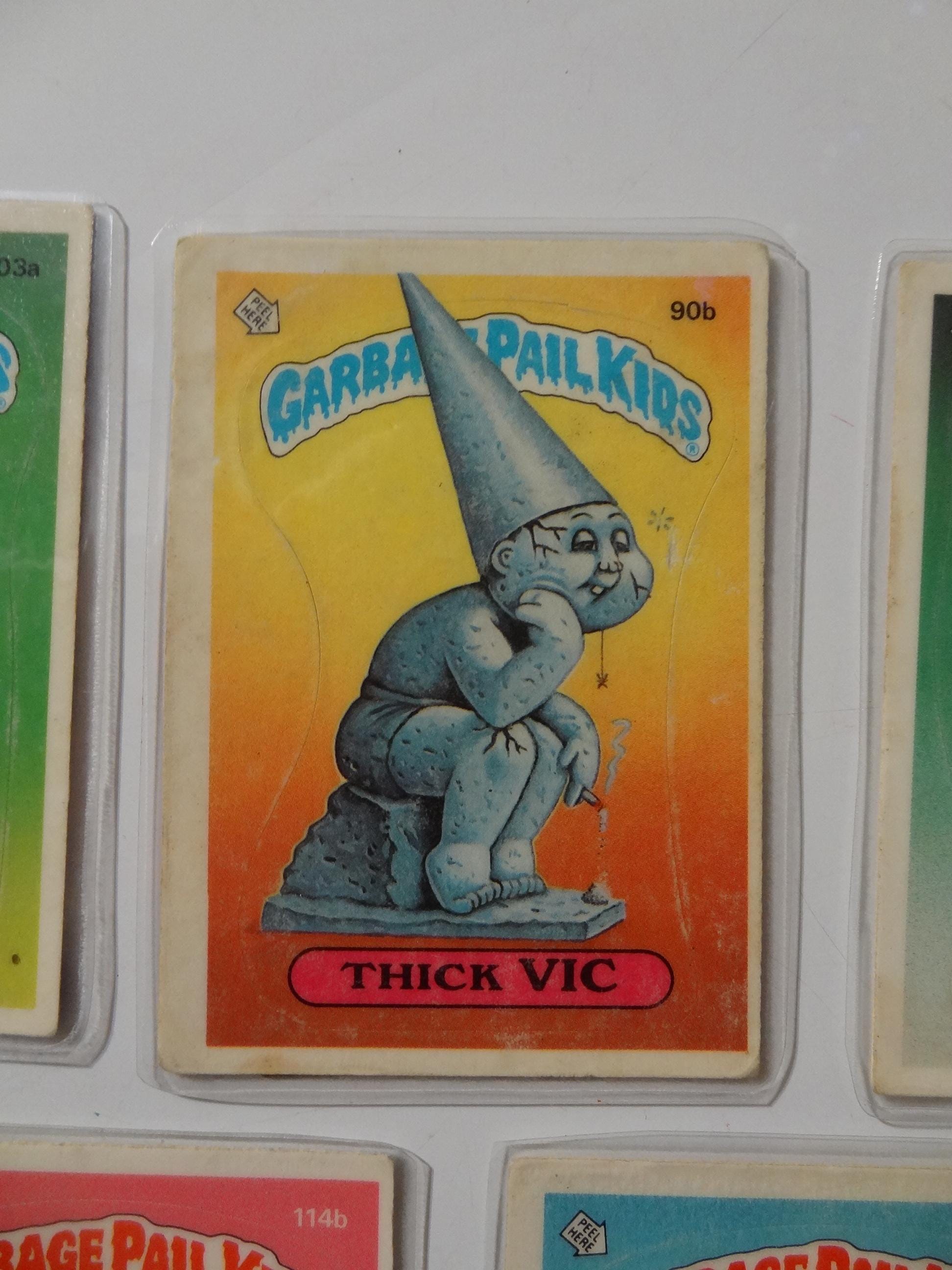 Garbage Pail Kids Magnets (set of 5) Wriggly Rene, Jelly Kelly, Fishy Phyllis, Peepin Tom - Thumbnail 4