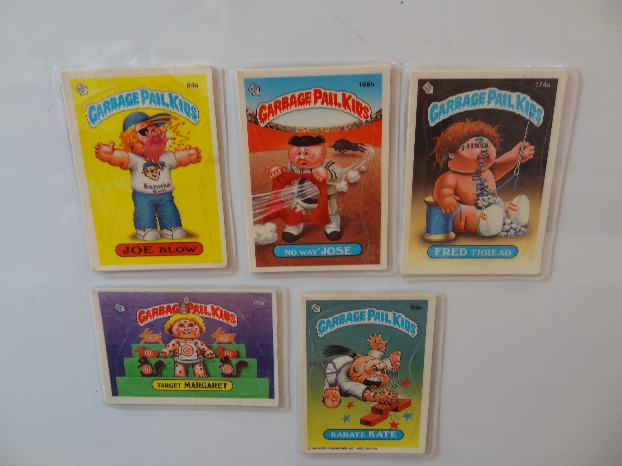 Garbage Pail Kids Magnets (set of 5) Joe Blow, No way Jose, Karate Kate, Target Margaret, Fred Thread - Thumbnail 2