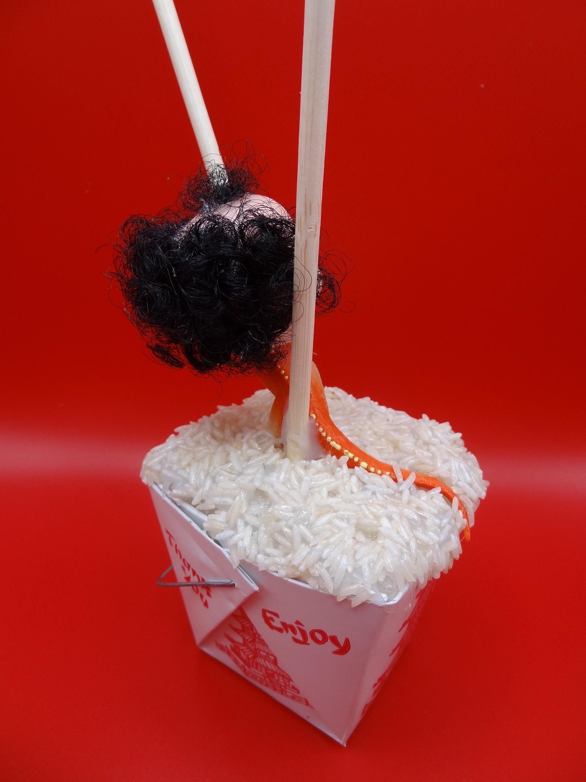 Art Sculpture Chinese Food Dinosaur Baby Head - Thumbnail 4