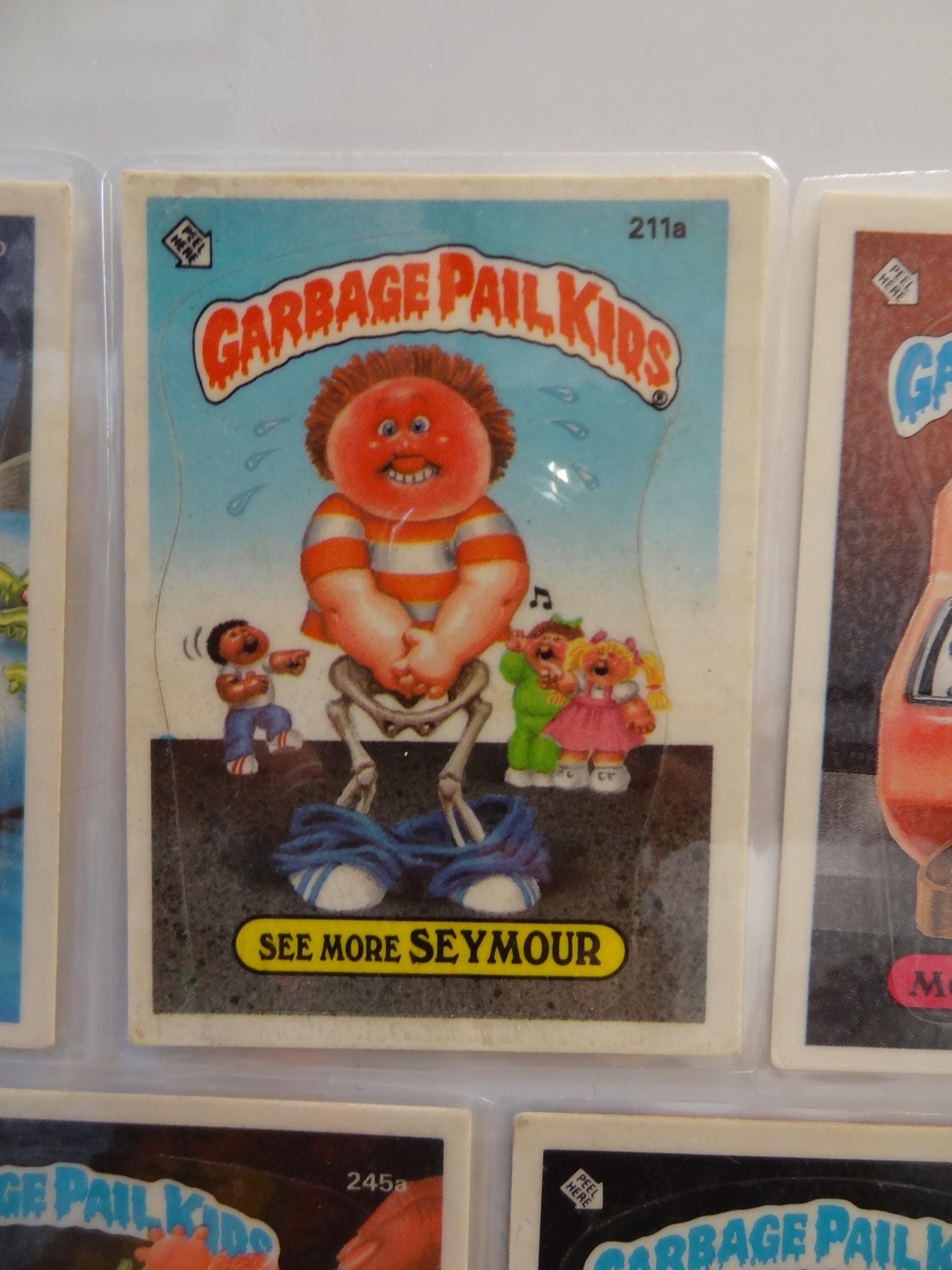 Garbage Pail Kids Magnets (set of 5) Wormy Shermy, Bustin Dustin, Shish K. Bob, Monte Carlo, See More Seymour - Thumbnail 3