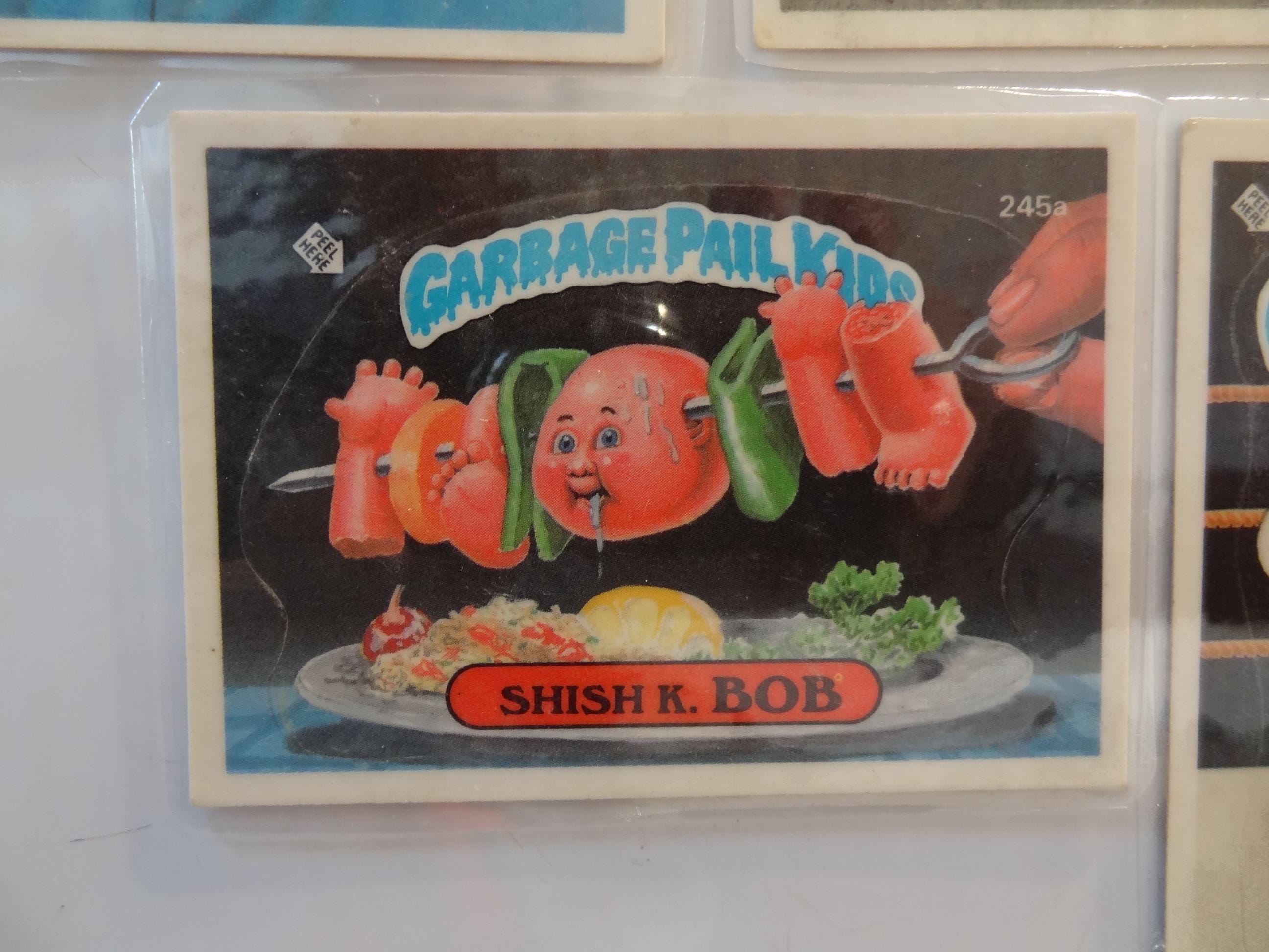 Garbage Pail Kids Magnets (set of 5) Wormy Shermy, Bustin Dustin, Shish K. Bob, Monte Carlo, See More Seymour - Thumbnail 5