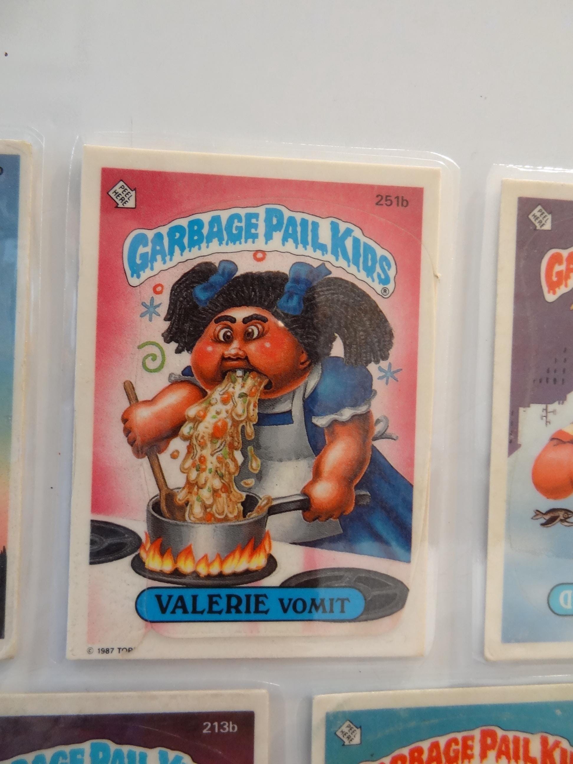 Garbage Pail Kids Magnets (set of 5) Neck Ty, Valerie Vomit, Elliot Mess, Spencer Dispenser, Upside Down Donald - Thumbnail 4