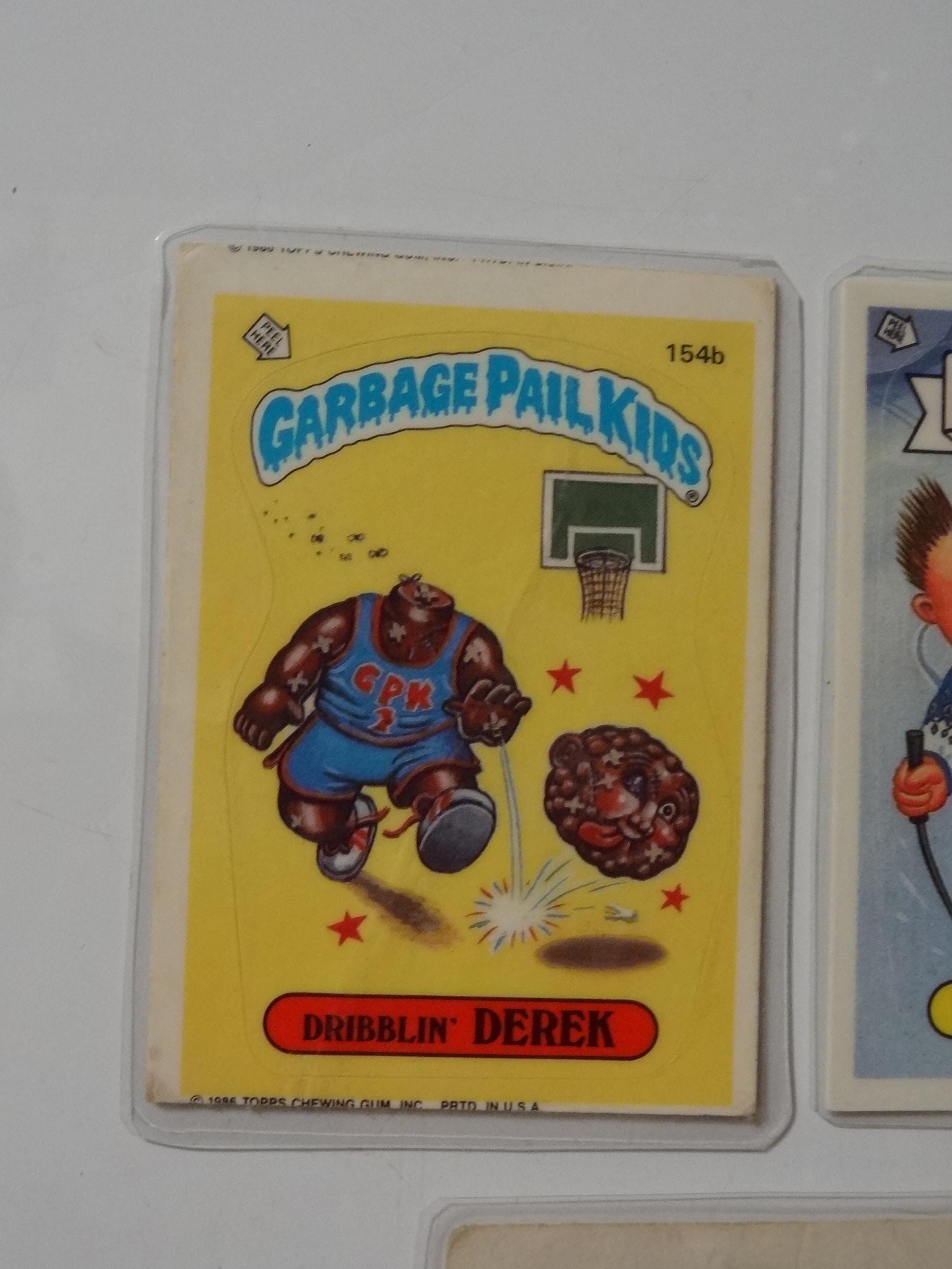 Garbage Pail Kids Magnets (set of 5) Dribblin Derek, Skiin Ian, Cherry Bomb, Rappin Ron, Mirror Imogene - Thumbnail 3