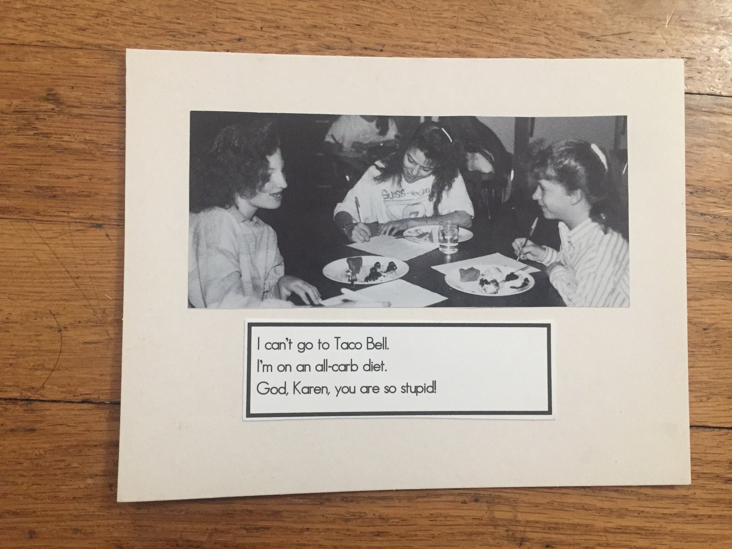 Note Cards - Vintage Yearbook Photos with Movie Quotes - Thumbnail 5