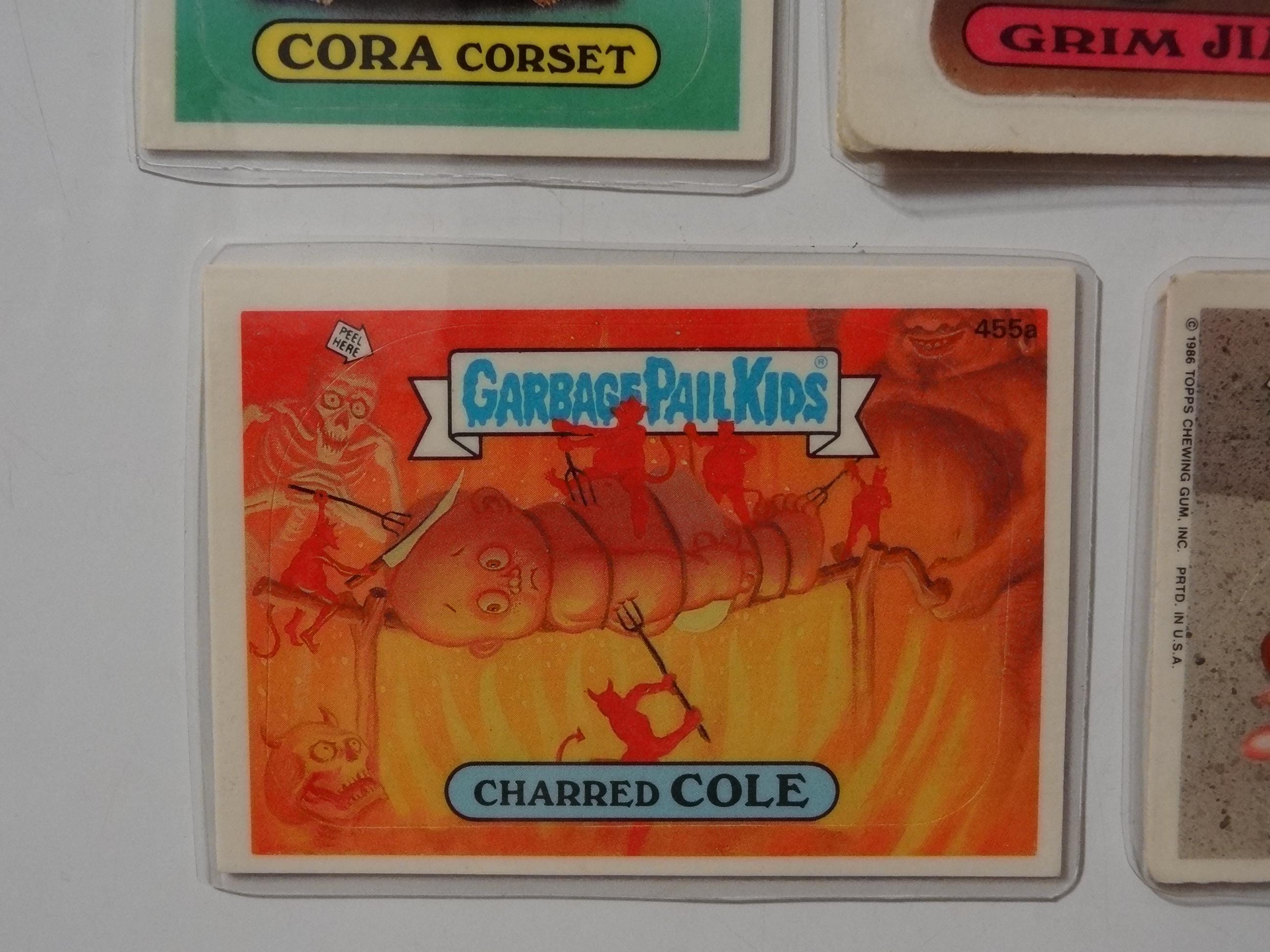 Garbage Pail Kids Magnets (set of 5) Cora Corset, Creamed Keith, Grim Jim, Charred Cole - Thumbnail 6