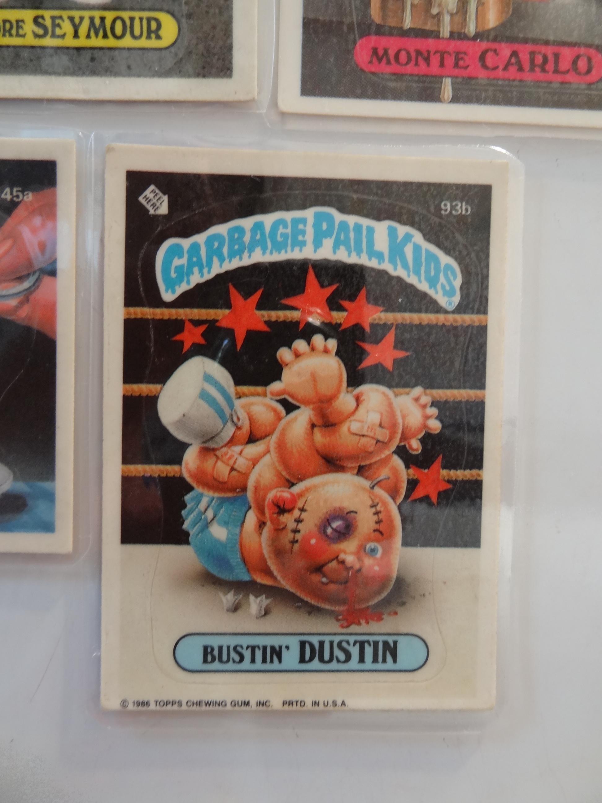 Garbage Pail Kids Magnets (set of 5) Wormy Shermy, Bustin Dustin, Shish K. Bob, Monte Carlo, See More Seymour - Thumbnail 6