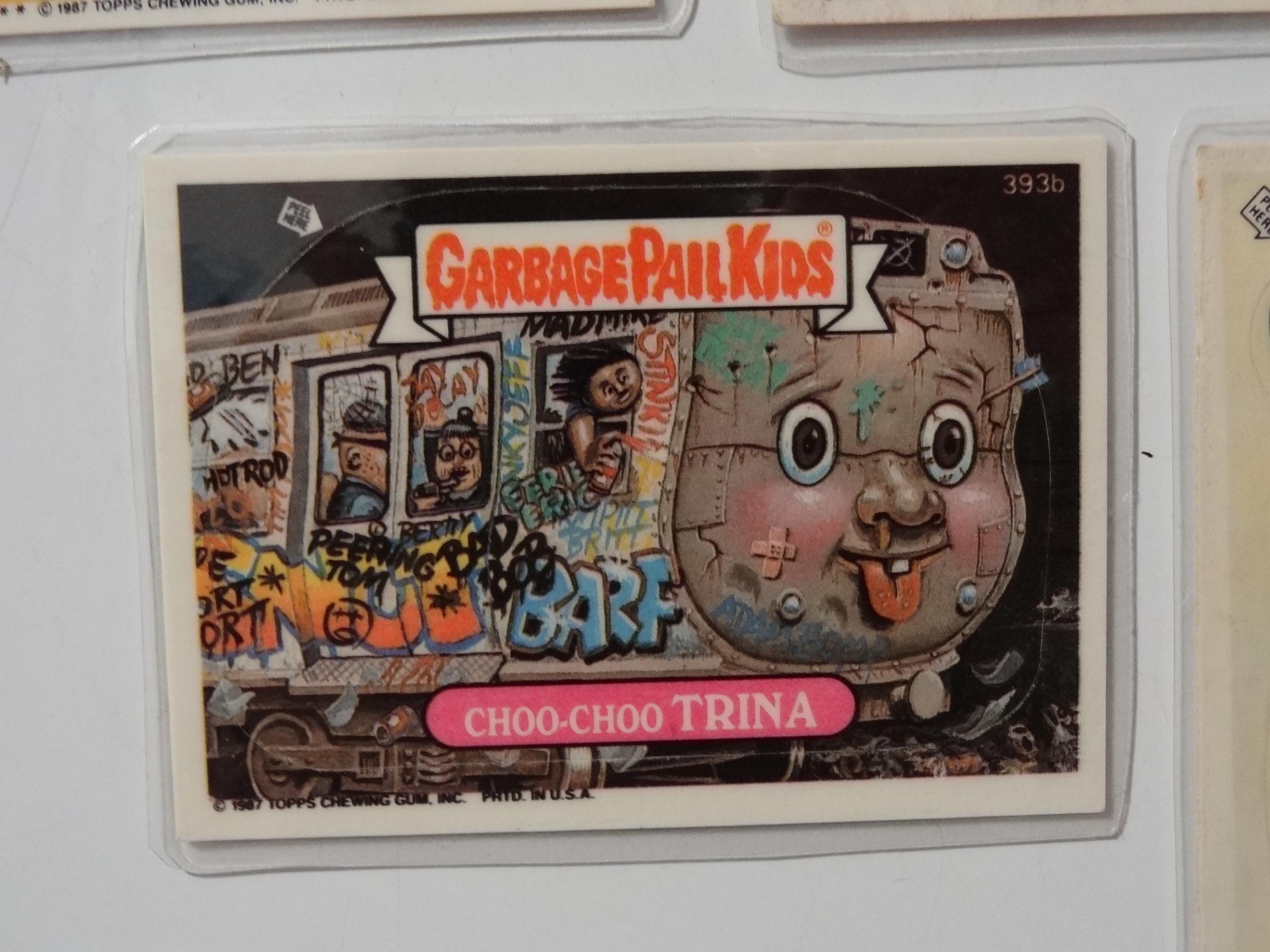 Garbage Pail Kids Magnets (set of 5) Picky Mickey, US Arnie, Choo Choo Trina, Composition Booker, Johnny One-Note - Thumbnail 6