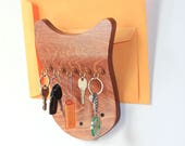 Mail and Key Holder - Entryway Organizer - Office Key Hooks - Mail Storage - Storage Shelf - Keys Mail Rack - Valentine's Gift