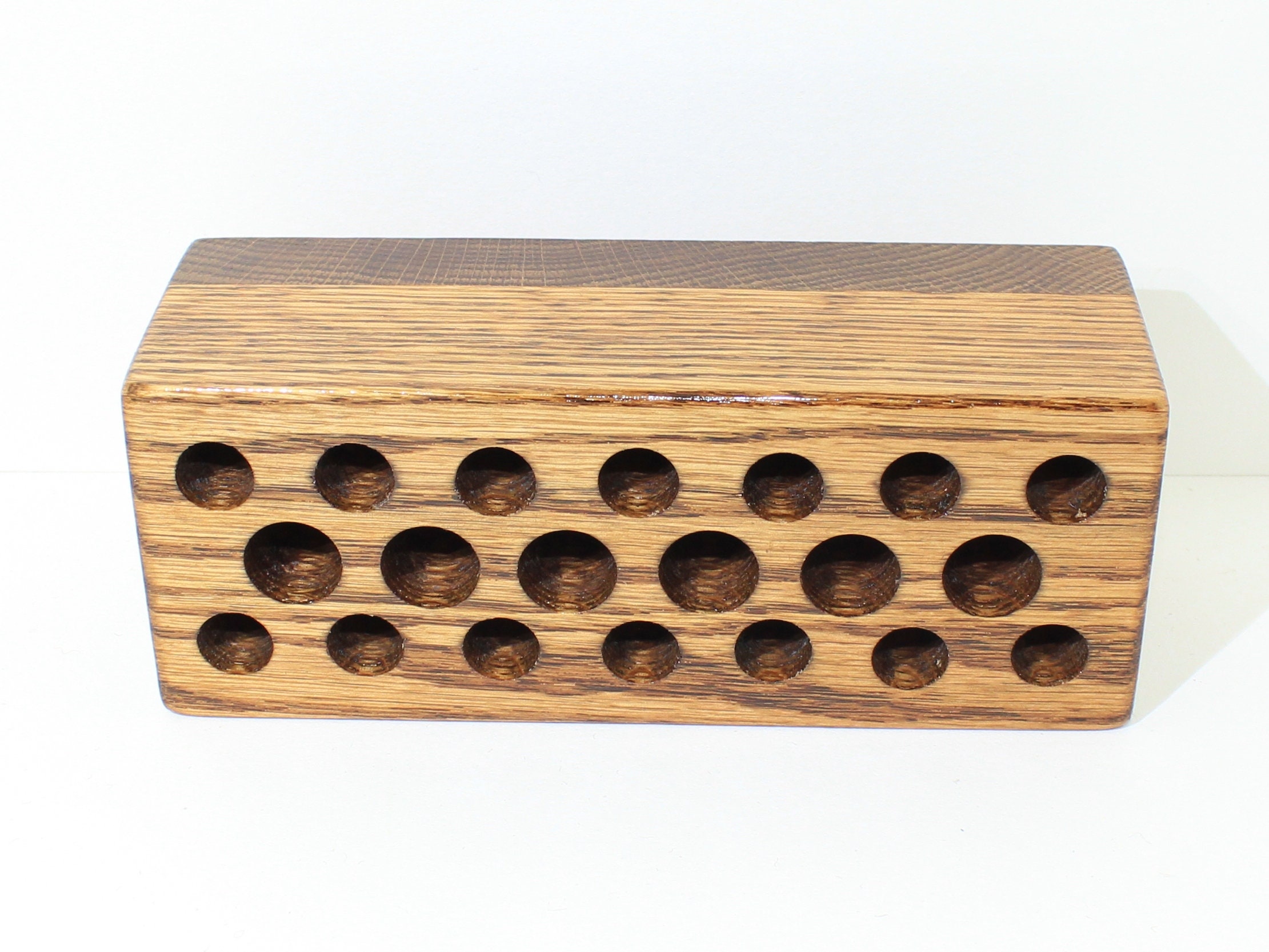 Pen Display Wooden Marker Holder Tool Holder Office Etsy