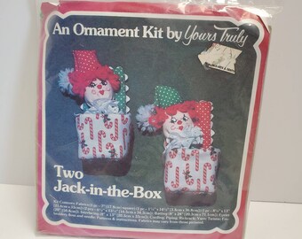 Vintage Jack-in-the-Box (2) Ornament Kit from Your's Truly