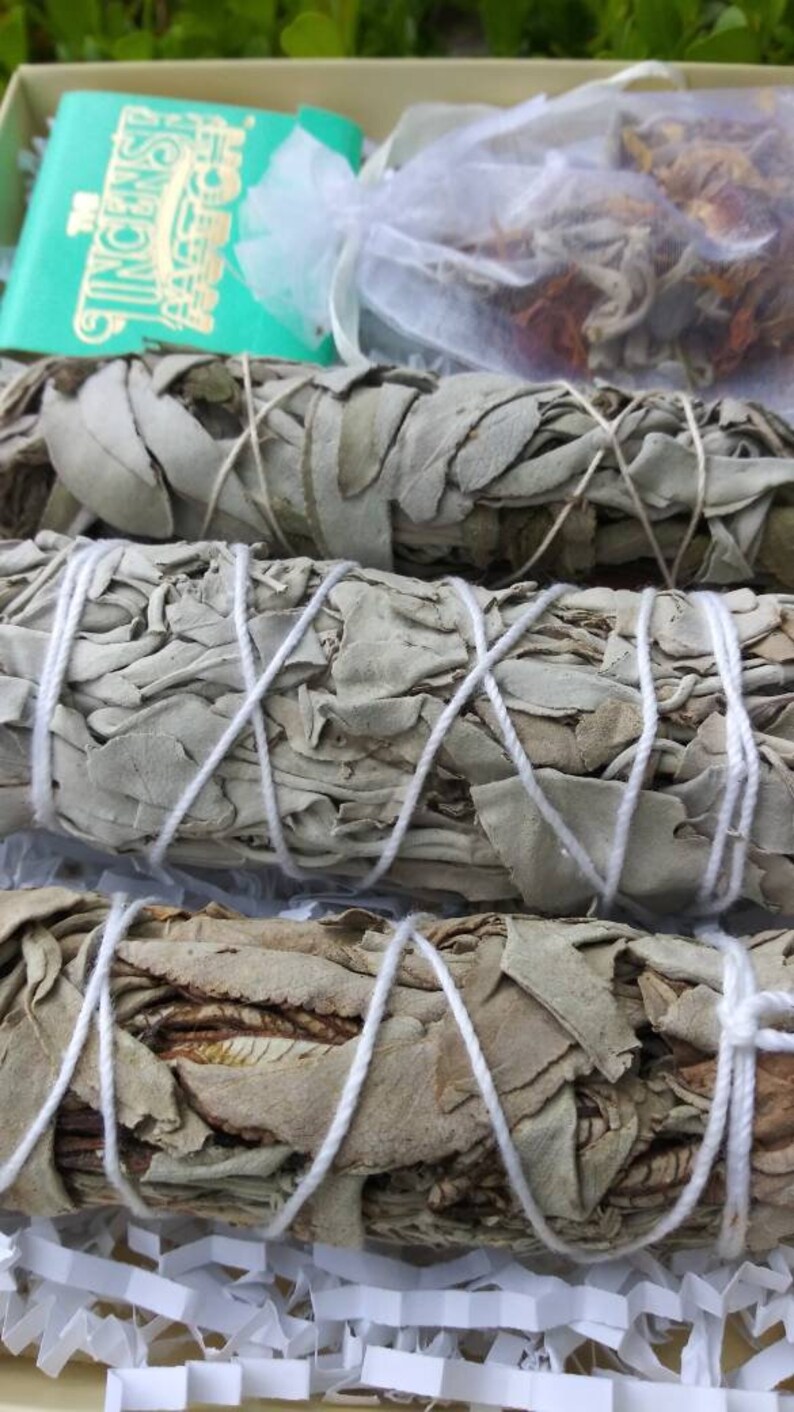 Sage Kit Sage Bundles Gift Set Starter Packages Resin Etsy