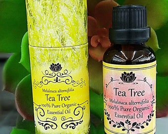 Tea Tree Oil | Organic Essential Oil | Melaleuca Alternifolia | 50% Off- Limited Supply- Free US Shipping