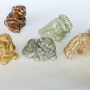 Wade Figurines, 28 Available, Red Rose Tea Collectables, Animal Miniatures, Choose Wildlife, Sea Life, Pets, Circus image 3