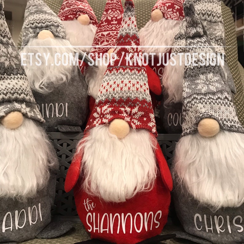 Personalized Plush Large Christmas Gnome These cute Gnomes | Etsy