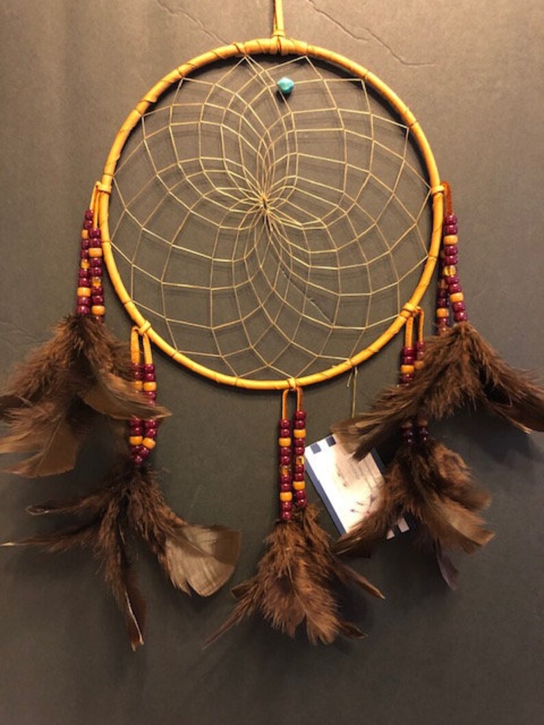 BURGUNDY TRIBAL Cherokee Dream Catcher Etsy